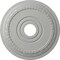Ekena Millwork Munich Ceiling Medallion (Fits Canopies up to 5 5/8"), Hnd-Painted Frost, 17 1/2"OD x 3 5/8"ID x 1"P CM17MUFRF - alternate 1